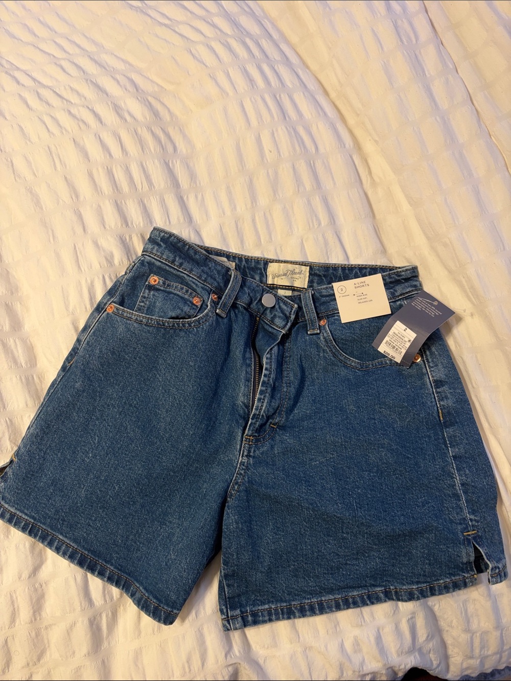Universal Thread Blue Denim High-Rise Jean Shorts